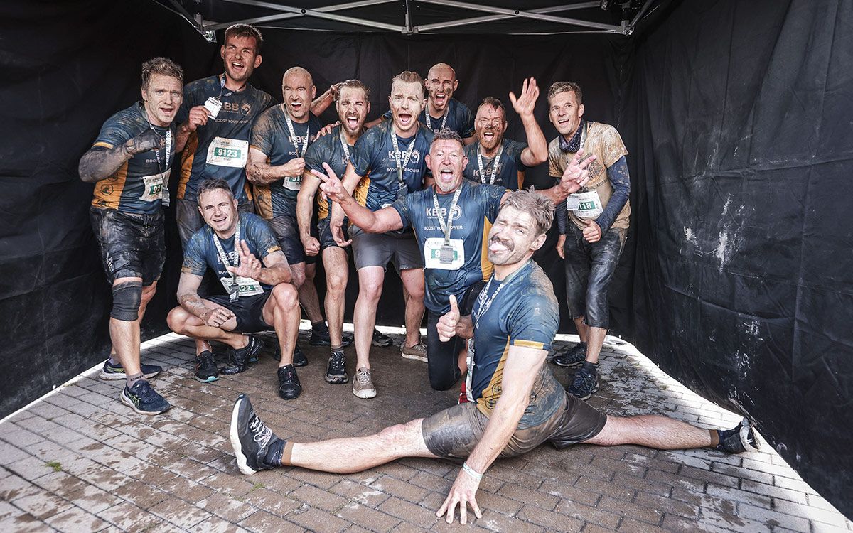 KBB Team crossing the finish line